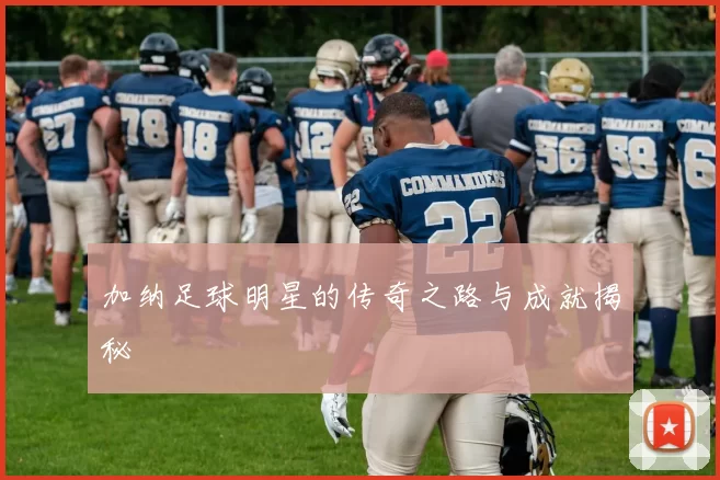加纳足球明星的传奇之路与成就揭秘