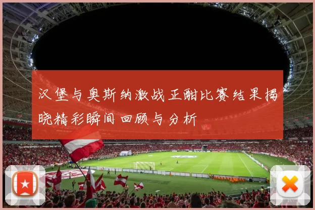汉堡与奥斯纳激战正酣比赛结果揭晓精彩瞬间回顾与分析